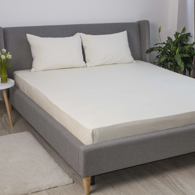 Простирадло ТЕП "VELOUR" з резинкою молочне, 180x200 - Фото 4 Простирадло ТЕП "VELOUR" з резинкою молочне, 180x200 - зображення 4