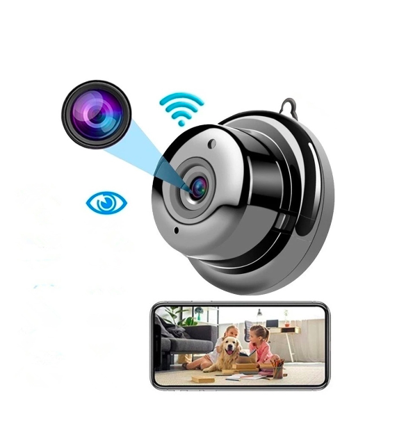 Мини-камера с ночным видением DG-MYQ, 720P / Переносная WiFi камера с микрофоном / Охранная камера для дома - изображение 4