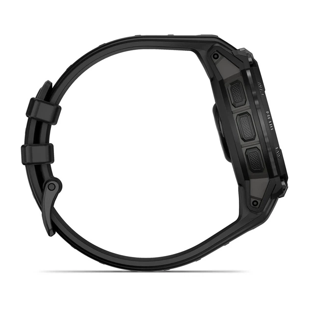 Смарт-годинник Garmin Instinct Crossover AMOLED Tactical Black with Black Silicone (010-03398-42) - зображення 8