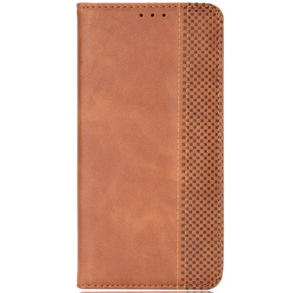 Чехол-книжка Deexe Retro Style для Infinix Note Edge - Brown - Фото 2 Чехол-книжка Deexe Retro Style для Infinix Note Edge - Brown - изображение 2