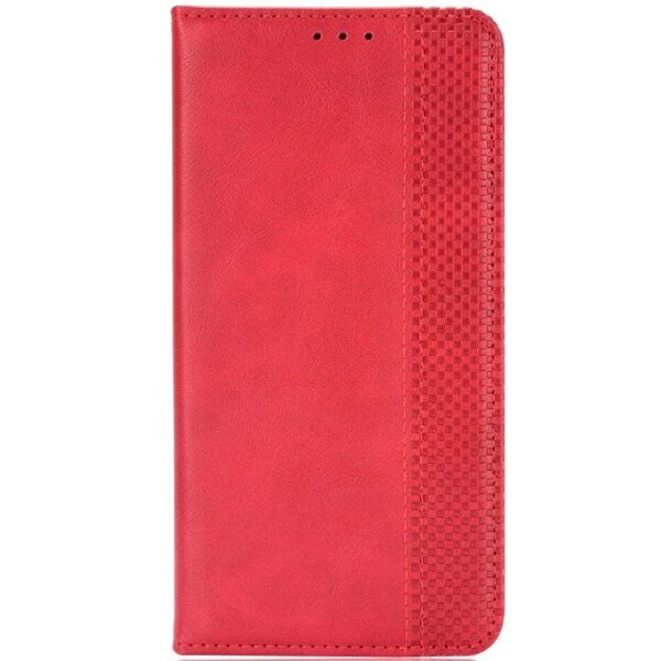 Чехол-книжка Deexe Retro Style для Infinix Note 60 / 60 Pro - Red - изображение 2