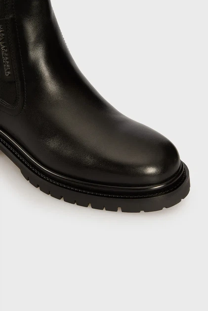 Жіночі чорні шкіряні челсі BINKY Karl Lagerfeld 36 KL47545 - изображение 5