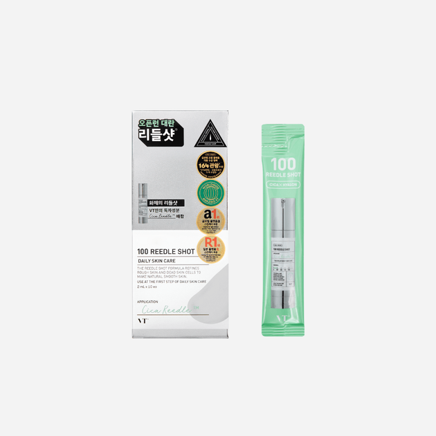 Бустер-сироватка з мікроголками для обличчя VT COSMETICS VT Reedle shot 100 2ml - Фото 1 Бустер-сироватка з мікроголками для обличчя VT COSMETICS VT Reedle shot 100 2ml - изображение 1