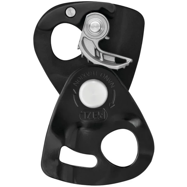 Ролик для мотузки прогрес-зажим підйомний альпінізм Petzl Nano Traxion Black Uni (100071209) - зображення 2