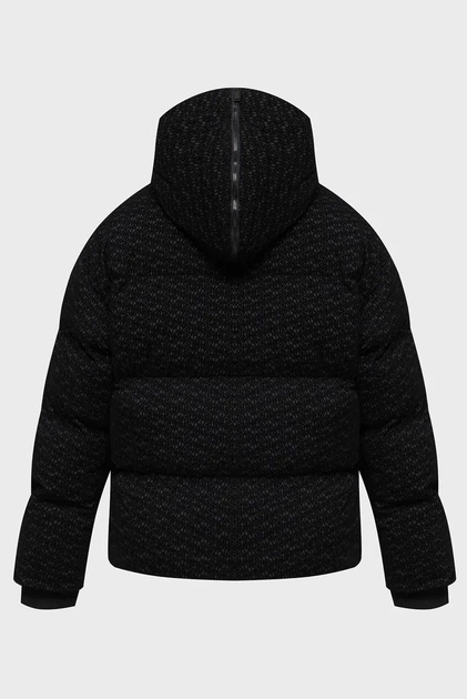 Жіноча чорна куртка з візерунком flock Karl Lagerfeld L A4W15042 - зображення 7