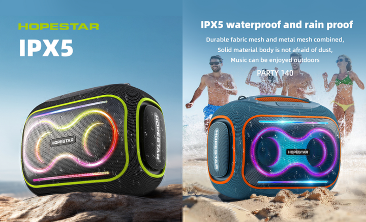Бездротова Bluetooth-колонка Hopestar Party Box 140 - Фото 6 Бездротова Bluetooth-колонка Hopestar Party Box 140 - зображення 6