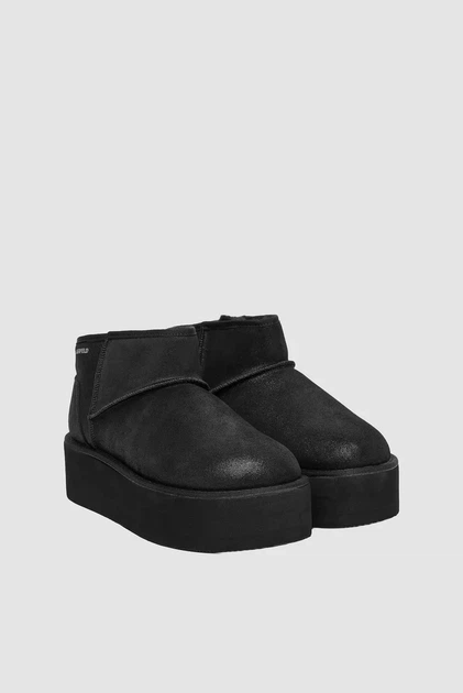 Жіночі чорні замшеві уггі THERMO Lo Pull On Boot Karl Lagerfeld 37 KL48523 - зображення 2