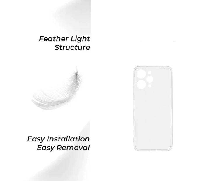 Прозрачный чехол TPU для Infinix Hot 30 защита камеры легкий и тонкий Transparent - зображення 5