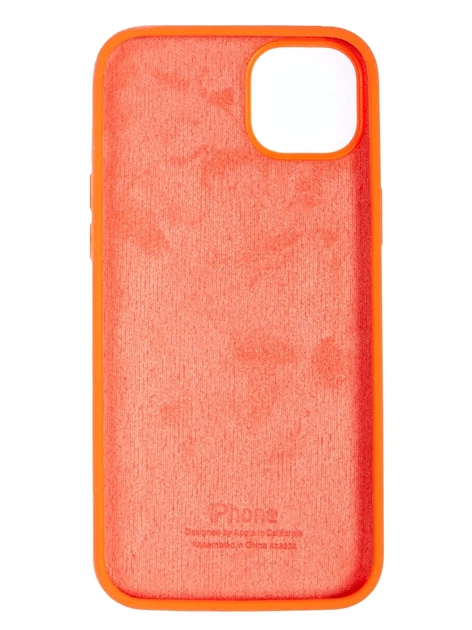 Чохол силіконовий Silicone Case Full Size для iPhone 11 Pro з мікрофіброю всередині колір 49.Papaya - зображення 3