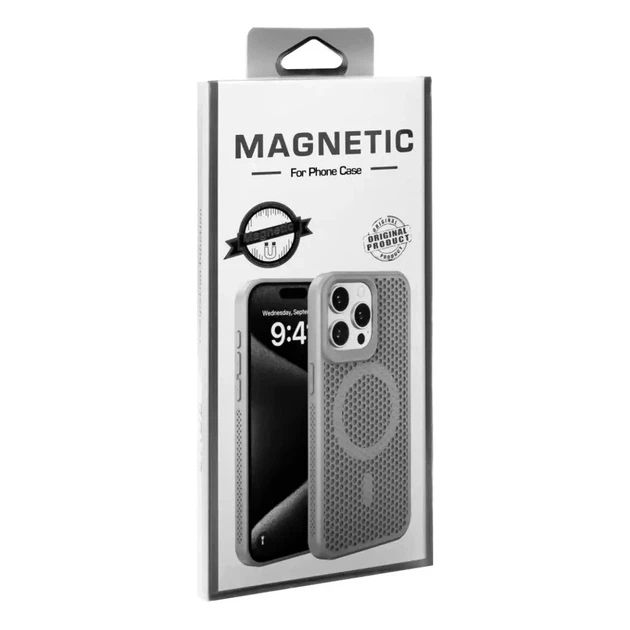 Чохол TPU+PC AeroCool з MagSafe для iPhone 13 Pro сірий протиударний із захистом камери - Фото 6 Чохол TPU+PC AeroCool з MagSafe для iPhone 13 Pro сірий протиударний із захистом камери - зображення 6