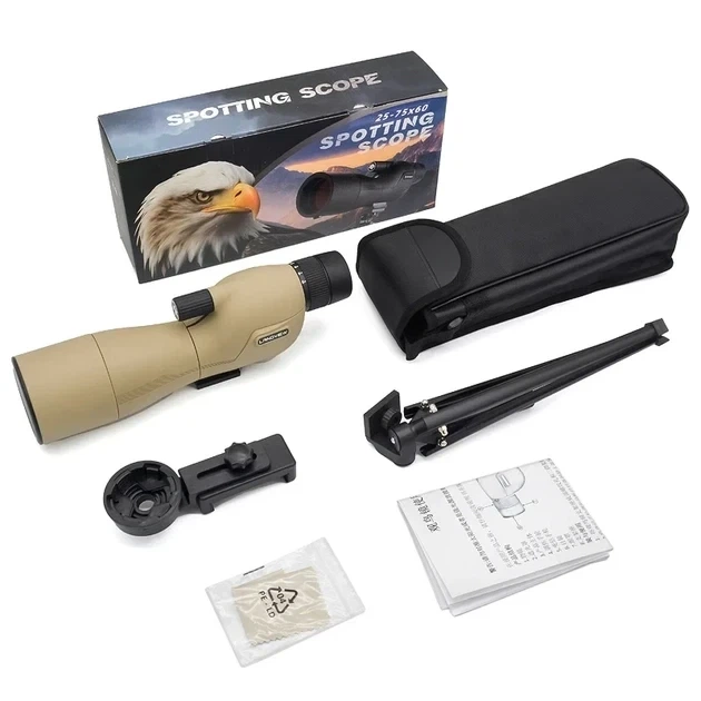 Монокуляр телескоп 75x60 Spotting Scope 75-60х для охоты и наблюдения 9622 - изображение 5