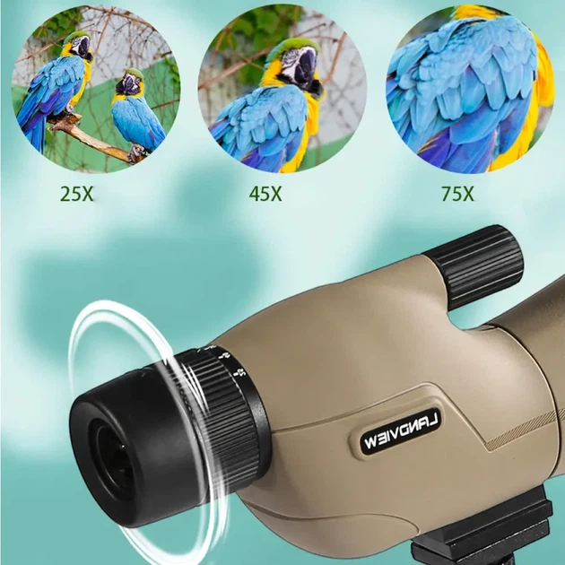 Монокуляр телескоп 75x60 Spotting Scope 75-60х для охоты и наблюдения 9622 - изображение 9