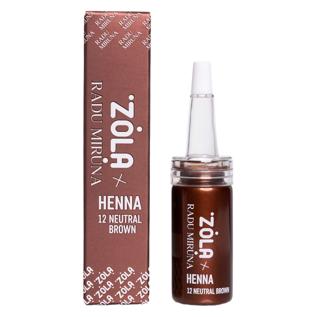 Хна професійна для брів 12 Neutral Brown Zola x Radu Miruna 10г - зображення 2