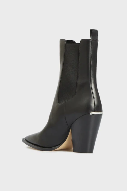 Жіночі чорні шкіряні ковбойки LENI BOOTIE Michael Kors 37 40T4LNHE5L - Фото 10 Жіночі чорні шкіряні ковбойки LENI BOOTIE Michael Kors 37 40T4LNHE5L - зображення 10
