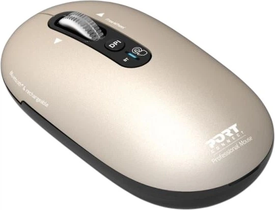 Mysz PORT Designs Pure Mac Bluetooth Beige Perle (3567049105044) - Zdjęcie 2 Mysz PORT Designs Pure Mac Bluetooth Beige Perle (3567049105044) - obraz 2