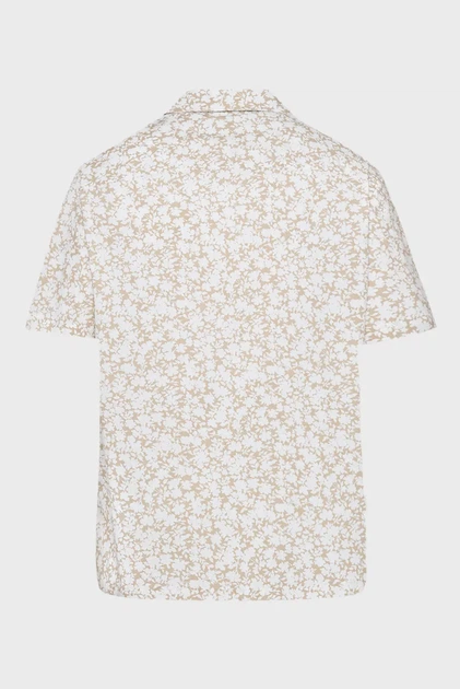 Чоловіча бежева сорочка з візерунком SS RLX FLORAL CAMP Michael Kors L CS5409LHPM - изображение 3