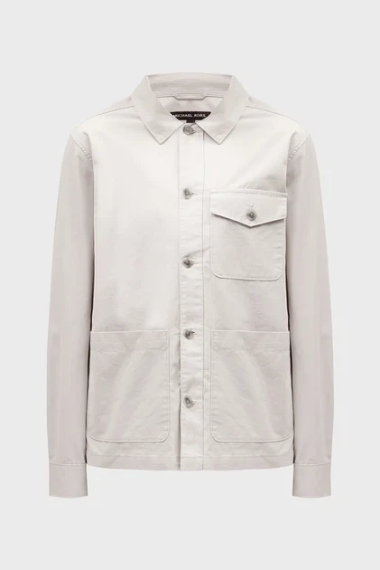 Чоловіча сіра сорочка LS GARMENT WASH Michael Kors L CT4408JEMW - зображення 7