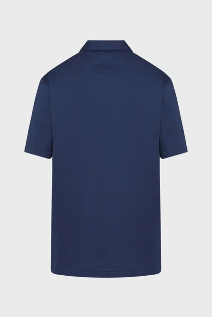 Чоловіча темно-синя сорочка WAFFLE PIQUE SS SHIRT Michael Kors L CS552K5H5J - зображення 3