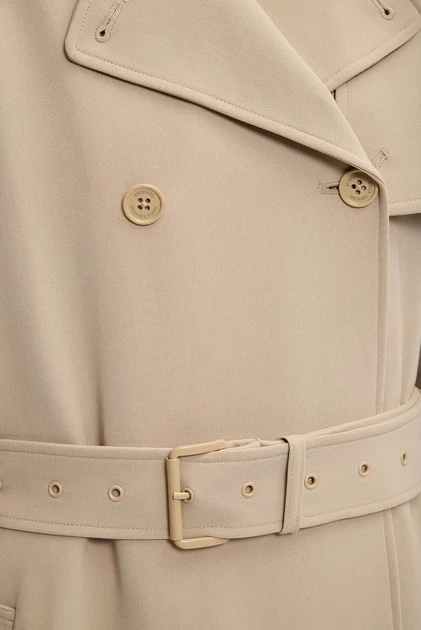 Жіночий бежевий тренч DB OVERSIZE BELTED Michael Kors XS MT420EXENX - зображення 5