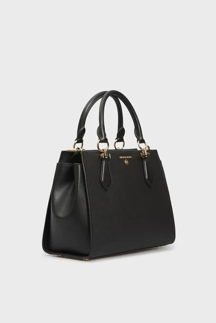 Жіноча чорна сумка MARILYN SATCHEL Michael Kors OS 30S2G6AS2L - зображення 3