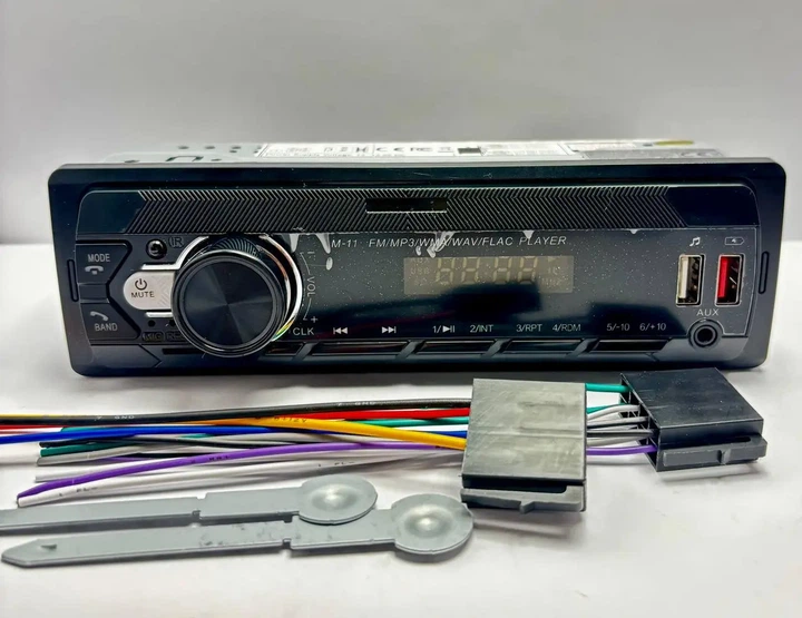 Автомагнітола 1DIN USB / AUX / FM, автомобільна магнітола MP3 з підтримкою USB та microSD - Фото 1 Автомагнітола 1DIN USB / AUX / FM, автомобільна магнітола MP3 з підтримкою USB та microSD - зображення 1
