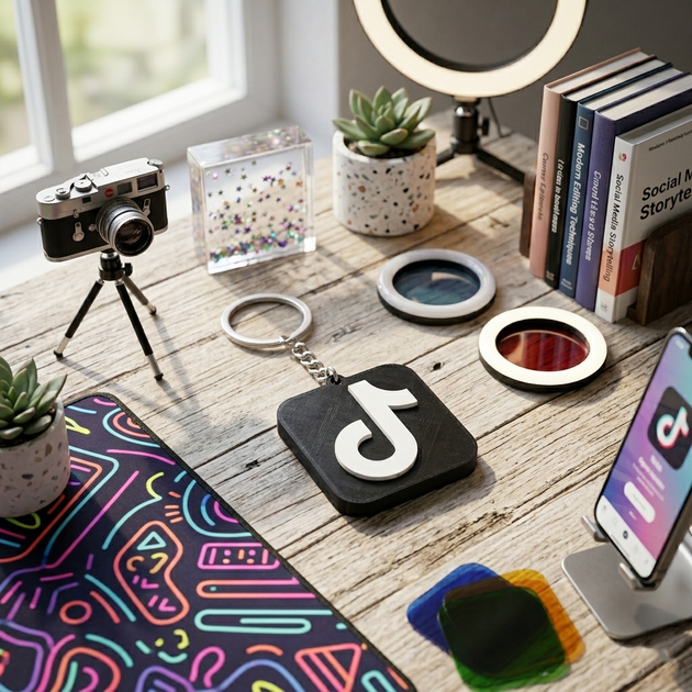 Брелок TikTok NFC - Фото 2 Брелок TikTok NFC - изображение 2