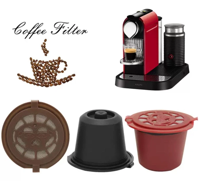 Багаторазова капсула для кавомашини Nespresso, набір 3шт Колір: мікс - зображення 2
