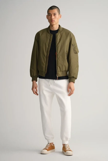 Чоловічі білі спортивні штани TONAL ARCHIVE SHIELD PANTS Gant XL 2039023 - изображение 2