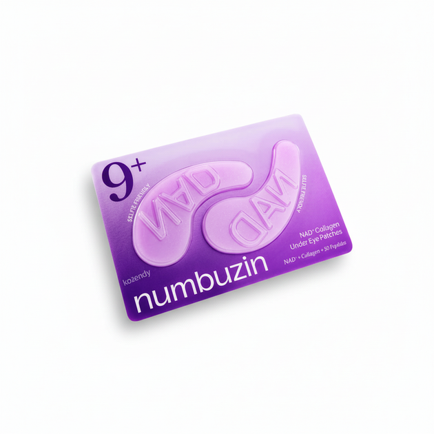 Патчи для кожи вокруг глаз Numbuzin No.9 NAD+ Collagen Under Eye Patches, 1 пара - Фото 1 Патчи для кожи вокруг глаз Numbuzin No.9 NAD+ Collagen Under Eye Patches, 1 пара - изображение 1