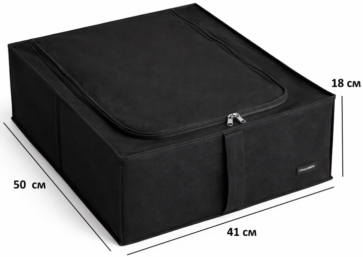 Бокс ORGANIZE с 1 перепонкой Черный (KHV-2-black) - изображение 5