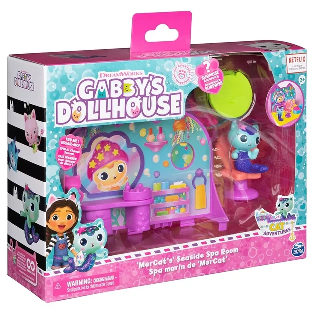 Ігровий набір Gabby's Dollhouse Морська Спа-кімната (SM36203/6068286) - Фото 8 Ігровий набір Gabby's Dollhouse Морська Спа-кімната (SM36203/6068286) - изображение 8