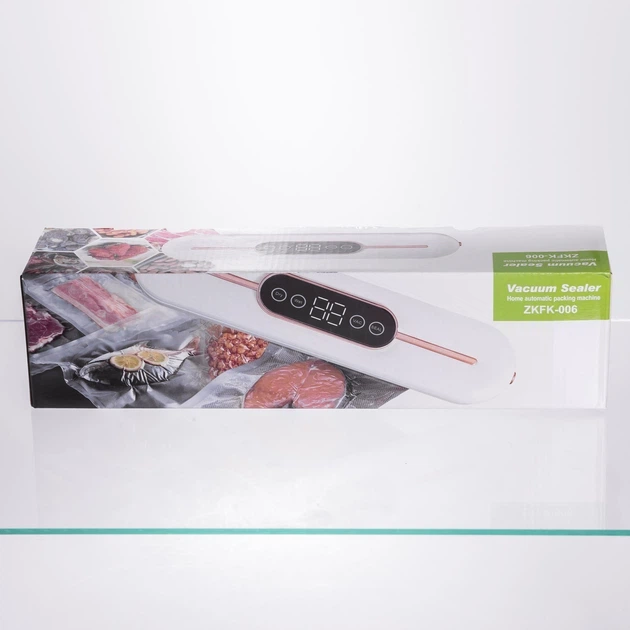 Вакууматор Yiwu HP-11-15W белый 90 Вт для сухих и влажных продуктов + 10 пакетов (107-80-HP-11-15W) - изображение 6