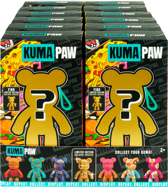 Коллекционная фигурка‑сюрприз ToyMonster Kuma Paw серия Гурман blind box (T02406-12P) - изображение 2