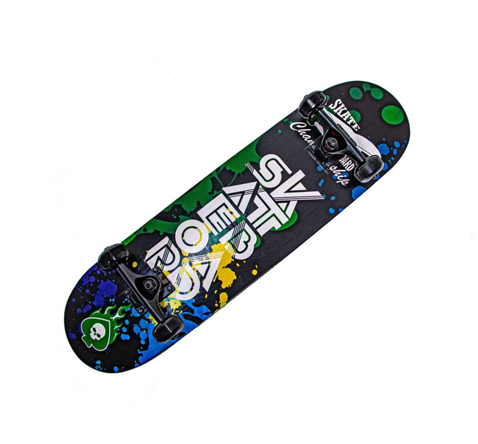 Скейтборд Scale Sports Skateboard — дека 7 слоев клёна, Double Kick - изображение 2