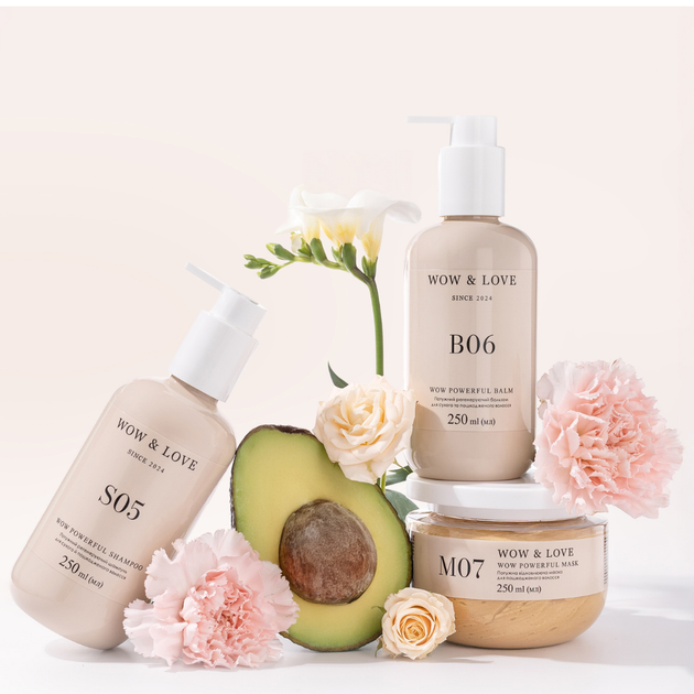 Регенерирующий бальзам для сухих и повреждённых волос Wow & Love Wow Powerful Balm 250 мл - Фото 8 Регенерирующий бальзам для сухих и повреждённых волос Wow & Love Wow Powerful Balm 250 мл - изображение 8