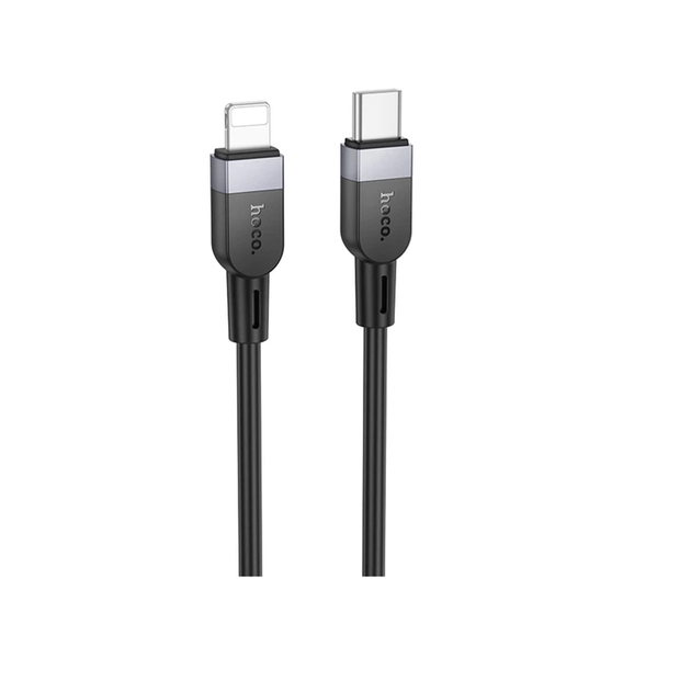 Кабель Hoco X109 Energy silicone Type-C to Lightning Black 2m 75206 - Фото 1 Кабель Hoco X109 Energy silicone Type-C to Lightning Black 2m 75206 - изображение 1