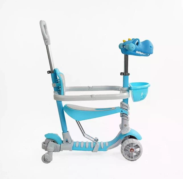 Самокат детский 5 в 1 Best Scooter P-92401 дополнительные колеса, сиденье, родительская ручка, подсветка колёс от 1 до 5 лет (i7-166618) - Фото 3 Самокат детский 5 в 1 Best Scooter P-92401 дополнительные колеса, сиденье, родительская ручка, подсветка колёс от 1 до 5 лет (i7-166618) - изображение 3
