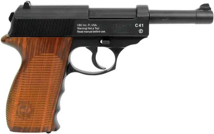 Пневматичний пістолет Borner C41 (Walther P38) + балони і шарики - Фото 3 Пневматичний пістолет Borner C41 (Walther P38) + балони і шарики - зображення 3