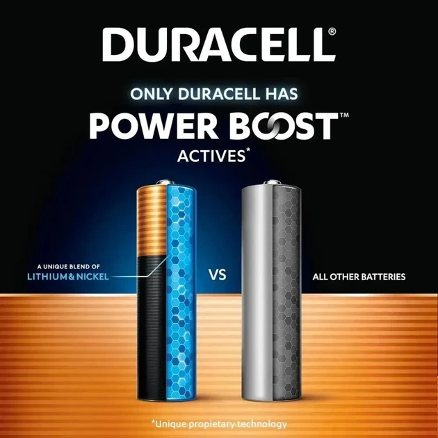 Батарейки Duracell Optimum AA (LR6), лужні (Alkaline), 1.5V, набір 8 штук - Фото 5 Батарейки Duracell Optimum AA (LR6), лужні (Alkaline), 1.5V, набір 8 штук - зображення 5