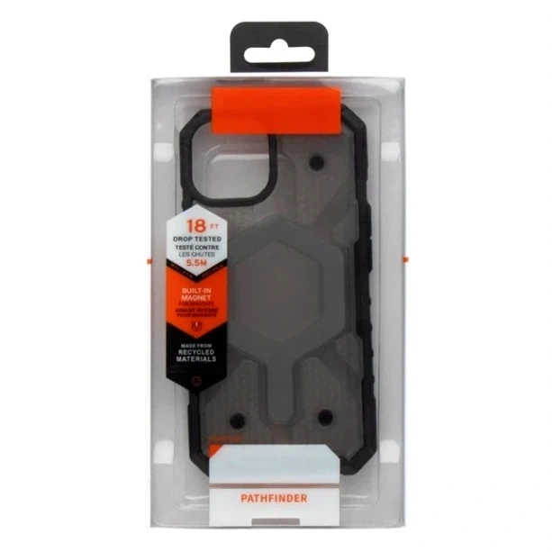 Чохол TPU+PC ArmorHex Magnetic Case для iPhone 13 Pro з MagSafe захист камери сірий Matte Grey - зображення 5