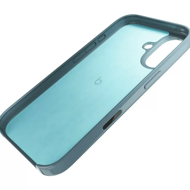 Чехол силиконовый с MagSafe для iPhone 16 Plus защита камеры микрофибра Riptide Blue - Фото 5 Чехол силиконовый с MagSafe для iPhone 16 Plus защита камеры микрофибра Riptide Blue - изображение 5