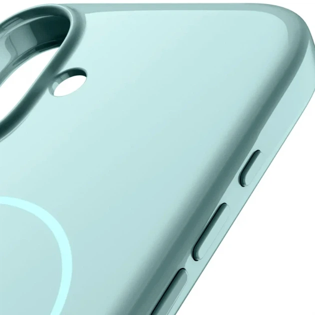 Чехол силиконовый с MagSafe для iPhone 16 Plus защита камеры микрофибра Riptide Blue - Фото 8 Чехол силиконовый с MagSafe для iPhone 16 Plus защита камеры микрофибра Riptide Blue - изображение 8