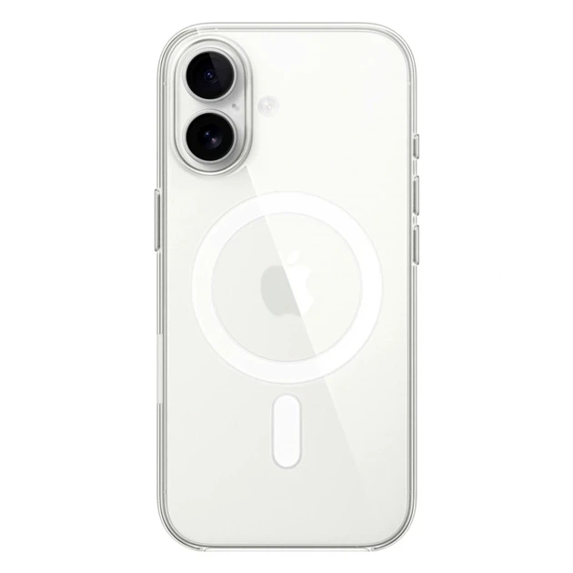 Прозрачный чехол Clear Case с MagSafe для iPhone 17 TPU защита камеры легкий - Фото 1 Прозрачный чехол Clear Case с MagSafe для iPhone 17 TPU защита камеры легкий - изображение 1