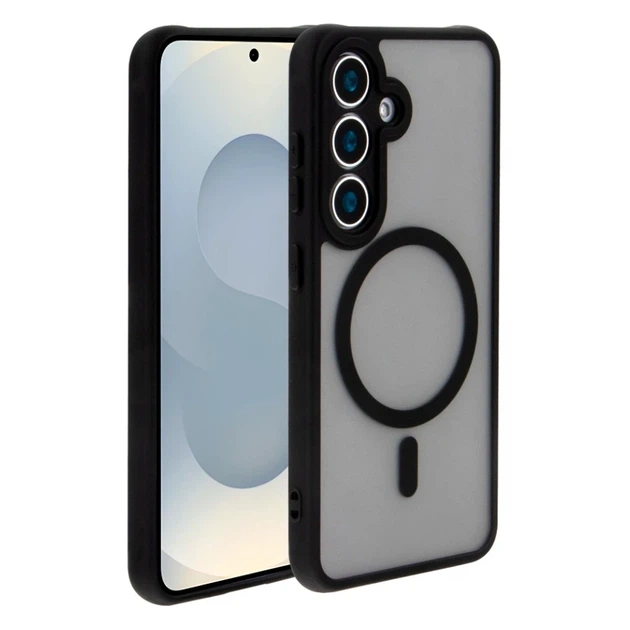 Чехол противоударный TPU+PC с MagSafe для Samsung Galaxy S26 5G защита камеры черный - изображение 2