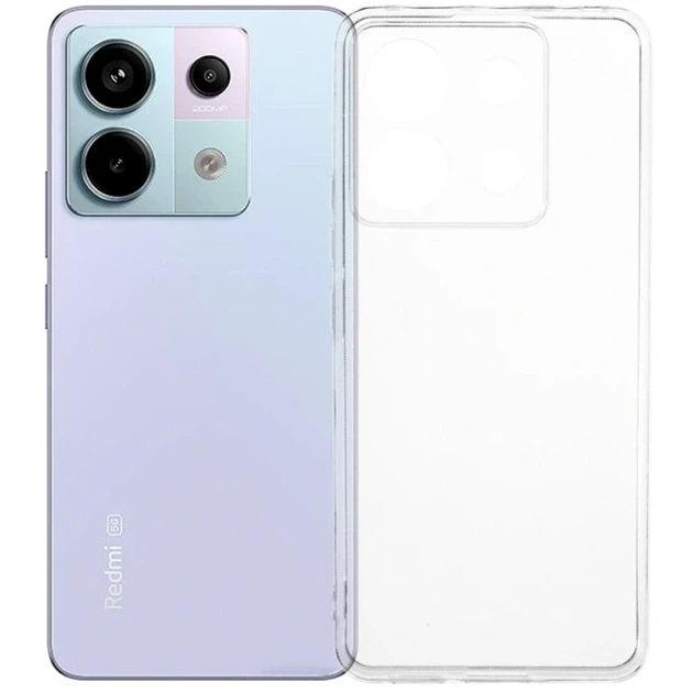 Прозрачный чехол TPU для Xiaomi Redmi Note 12 5G с защитой камеры легкий и тонкий Transparent - Фото 8 Прозрачный чехол TPU для Xiaomi Redmi Note 12 5G с защитой камеры легкий и тонкий Transparent - изображение 8