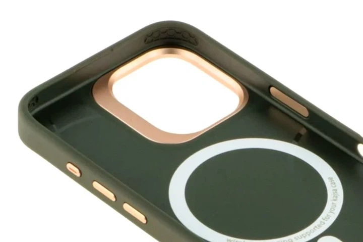 Чохол протиударний Kajsa Briquette Collection для iPhone 15 із захистом камери Olive - Фото 2 Чохол протиударний Kajsa Briquette Collection для iPhone 15 із захистом камери Olive - зображення 2