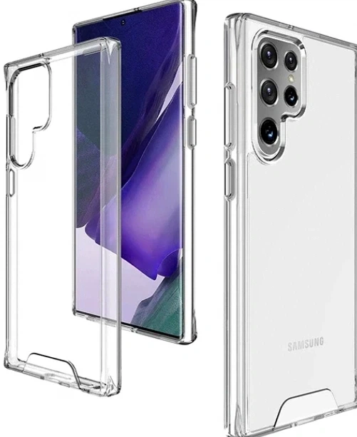 Прозрачный чехол TPU для Samsung Galaxy A72 A725 с защитой камеры и усиленными углами прозрачный - зображення 4