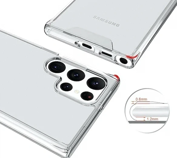 Прозрачный чехол TPU для Samsung Galaxy A72 A725 с защитой камеры и усиленными углами прозрачный - зображення 6