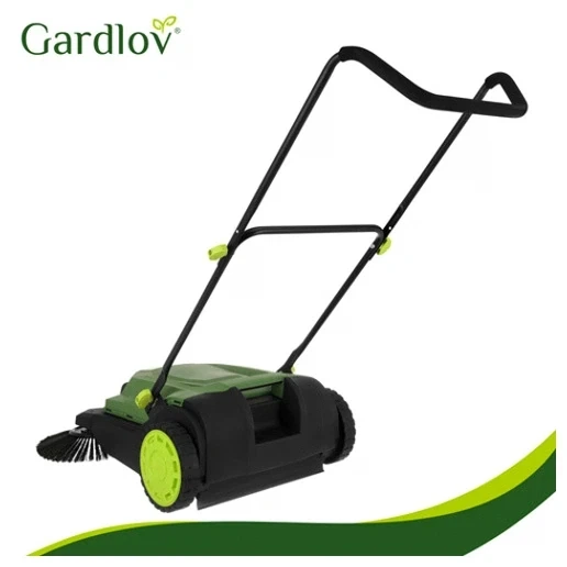 Ручная подметальная машина 680 мм 24 л для уборки листьев Nexo Gardlov 3 щетки черно-зеленая - Фото 8 Ручная подметальная машина 680 мм 24 л для уборки листьев Nexo Gardlov 3 щетки черно-зеленая - изображение 8