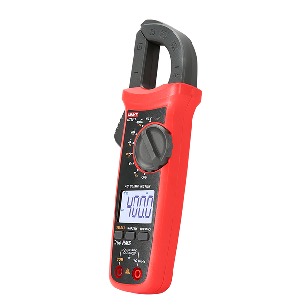 Цифровые токоизмерительные клещи UNI-T UT201+ True RMS (AC 400A / 600V) (0460) (0460) - изображение 3